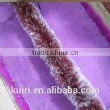 Wholesale Price Rea Fur Trim For Shoes / Rex Rabbit Fur Trimming For Garment thumbnail-6