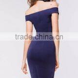 Women Navy Blue Sexy Bodycan Dress thumbnail-4