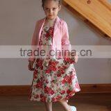 Floral Printed Baby Girl Clothes New For Children Long Frocks Designs thumbnail-4