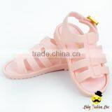 Kids Summer Plain Light Pink Gladiator Little Girl Flattie Snadals Shoes thumbnail-3