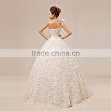 Beautiful Backless Bridal Dress Simple Bride Gowns thumbnail-3