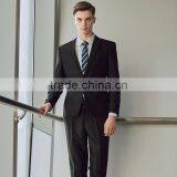 China Factory New Design Wholesale Standing Collar Design Fashion Coat Suit Men Suit thumbnail-1