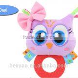 New High Quality Baby Wrist Rattle Toy Plush Hand Bell Ring For Infant thumbnail-2