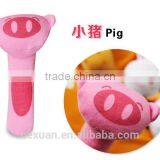 Soft Baby Kid Toy Ring Bell BB Baby Plush Rattle Squeaker Early Educational Doll Rod 0M+ Cute Cartoon Animal Musical Plush Toy thumbnail-6