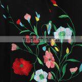 OEM Service 2017 Women Loose Floral Embroidery Flower Knit Pullover Sweater thumbnail-6