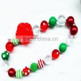 Christmas Baby Bubblegum Beaded Necklace thumbnail-6