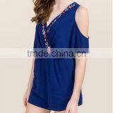 Sexy Plus Size Embroidered Club Rompers for Women thumbnail-2