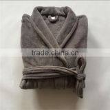 Grey Fashion Customs Plus Size Coral Fleece Bath Robes thumbnail-1