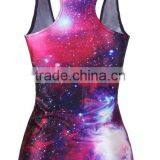 Women's Shining Sky Digital Printing Running Tank Top thumbnail-3