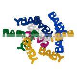 PVC Confetti Party Decoration Baby Shower Message "Baby" At Random thumbnail-1