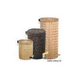 Sell Rattan Trash Bin thumbnail-1