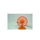 Portable Cooling Mini 7 Red LED USB Powered Desk Fans With Message I Love You