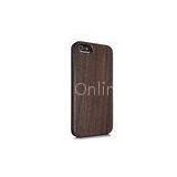 Cherry / Walnut / Bois De Rose Wooden Cell Phone Case For Iphone 5 / 5S Protective Shell