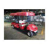 Red Color 48V 3KW Battery Operated Electric Utility Vehicle For Cargo / Luggage Transport