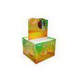 Toothpaste Propagation Cardboard Counter Store Display Racks Aqueous Coating