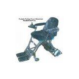 Portable Folding Power Wheelchair thumbnail-1