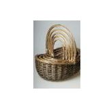 willow flower basket,set of 3