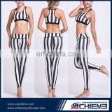 90% Polyester 10% Spandex Wholesale White Yoga Pants Indian Manufacturers thumbnail-5