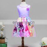 2016 Frozen Elsa Girl Party Dress , The New Children Dress Roses Frozen Elsa ANNA Dress Cartoon Pony BOLI Pony 27311 thumbnail-2