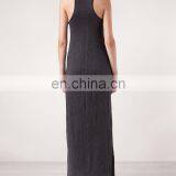 CHEFON Tank Long Black Maxi Dress thumbnail-3