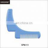 2017 best selling and customized color beard shaping comb