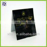 Fashion Satin Printed Labels With Size Care for Men's Clothing