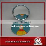 Wholesale Promotion Wedding Gift Custom Logo Printed Tinplate Type Film Covered Small Round Single Side Cheap Metal Mirror