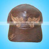 PU leather mesh hat