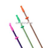 8mm and 6mm stainless steel silicone tube and straw with European and American FDA testing standards