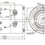 Hot Sale Low Cost 24V Dc Motor 114MM 2350RPM:N2024C thumbnail-5
