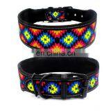 Comffortable Light Reflective Cloth Pet Collar Leash Training Dog Printed Rope Pet Chain Pulling Rope thumbnail-4