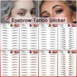 Women Popular New Designs Waterproof Cosmetic Face Makeup Temporary Fake 6D/ 4D/ 3D Eyebrow Tattoo Stickers thumbnail-4