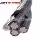 Factory Direct 0.6/1kv Low Voltage 4 x 50mm 25mm BS6360 / IEC XLPE Aerial Bundle 185mm2 16mm2 Aluminum Electric Cable thumbnail-7