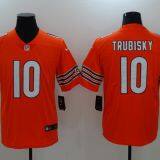 Chicago Bears #10 Trubisky Orange Jersey