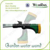 (803) Garden lance Alunimum tube 16'' TPR covered rotary spray, plastic 8 function heavy duty water guns for garden