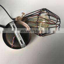 Loft Industry Iron Art Vintage Pendant Light Wire Cage Restaurant Decorative Hanging Pendant Light thumbnail-5