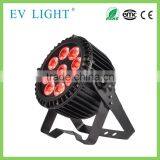EV109A Led Par Light 9pcs*12w Waterproof Par Light Five in One RGBWA