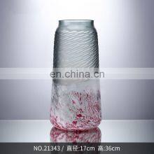 Modern Luxury Living Room Pink Painted Small Handmade Colored Glass Vase Decor Restaurant thumbnail-5