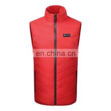 USD Smart Large Size Casual Stand Collar Heating Waistcoat thumbnail-3