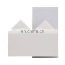 Custom White Small Cube Shape Magnetic Tealight Candle Retail Rigid Gift Box With Ribbon thumbnail-4