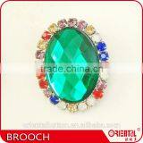 Fancy Designer Metal Brooch With Rhinestone Decoration thumbnail-6