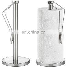 Top Rated Good Grip Space Saving Fancy Kitchen Perfect Tear Wall Standing Paper Towel Holder thumbnail-1