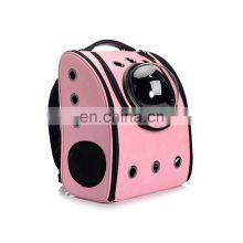 Wholesale Customized Portable Big Capacity Ventilate Plastic Airline Pet Carrier Transport Backpack thumbnail-3