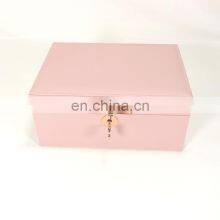High-grade Korean Style Multi-functional Large Capacity Cosmetics Box Portable PU Jewelry Storage Box thumbnail-5
