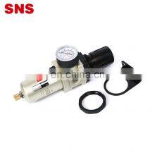 SNS Pneumatic AW Series Air Source Treatment Unit Air Filter Pressure Regulator With Gauge thumbnail-2