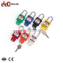 Various Sizes Stainless Steel Shackle Plastic Safety Padlock With Key thumbnail-5