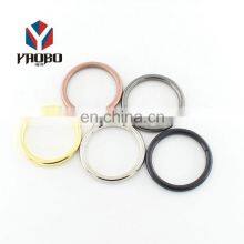 Fashion High Quality Metal Handbag Round Ring Carabiner thumbnail-1