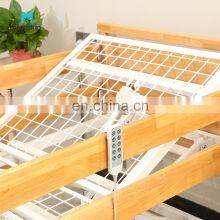 Factory Metal Folding Medical Furniture Adjustable Electric Patient Nursing 5 Function Hospital Bed With Casters thumbnail-3