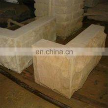 Mushroom Stone Natural Split Sandstone Exterior Wall Decoration Yellow Building Stone Material Outdoor Beige Sandstone thumbnail-5