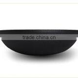 Two Ears Wooden Lid Cast Iron Chinese Wok Seasoning thumbnail-2